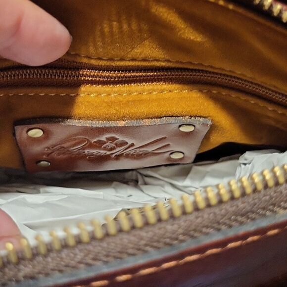 RARE PRINT!retired Patricia Nash leather bag - Picture 6 of 7